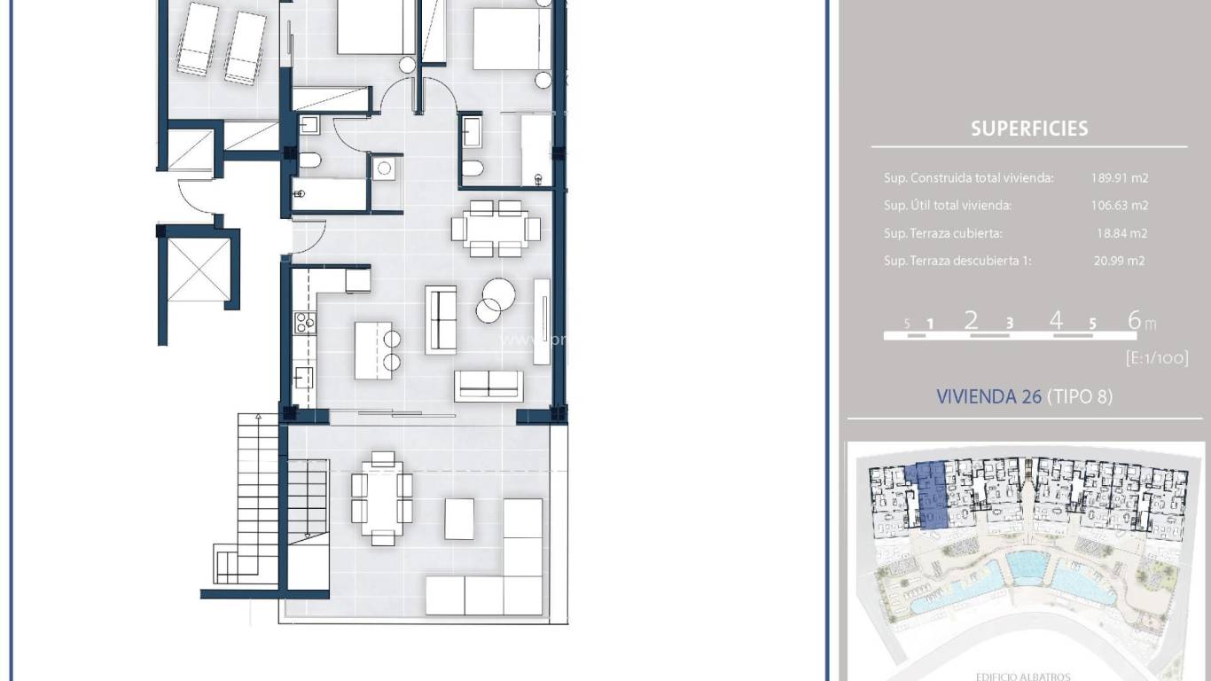 Neubau - Penthouse - Arenal d´en Castell - pueblo