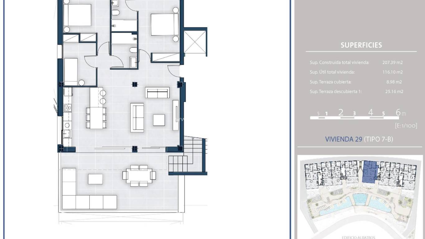 Neubau - Penthouse - Arenal d´en Castell - pueblo