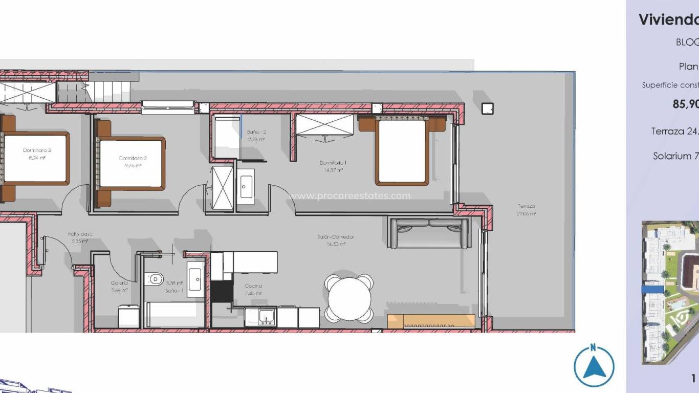 Neubau - Penthouse - Guardamar del Segura - El Raso