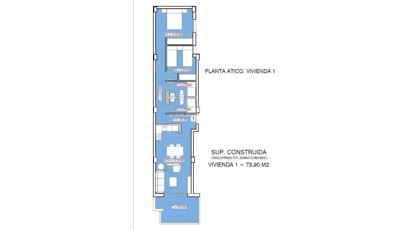 Neubau - Penthouse - Torrevieja - Playa El Acequión