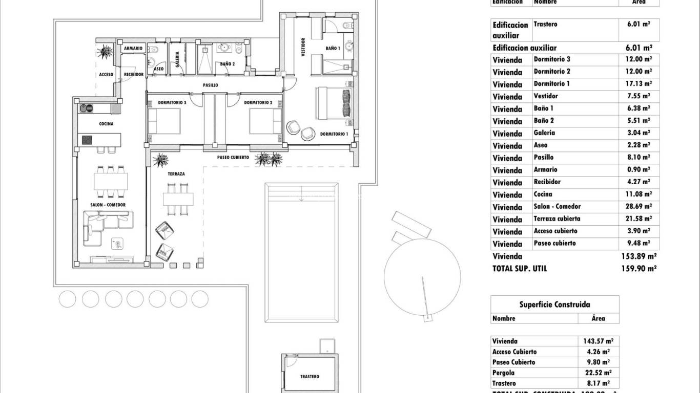 Neubau - Villa - Aspe - Poligono 19