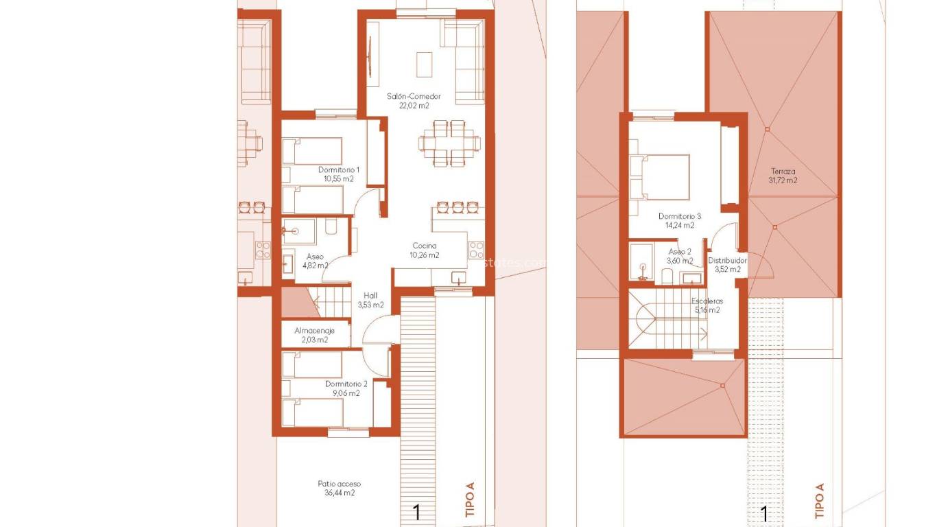 Neubau - Villa - Baños y Mendigo - Altaona Golf And Country Village