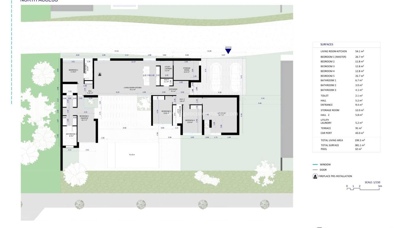 Neubau - Villa - Baños y Mendigo - Altaona Golf And Country Village