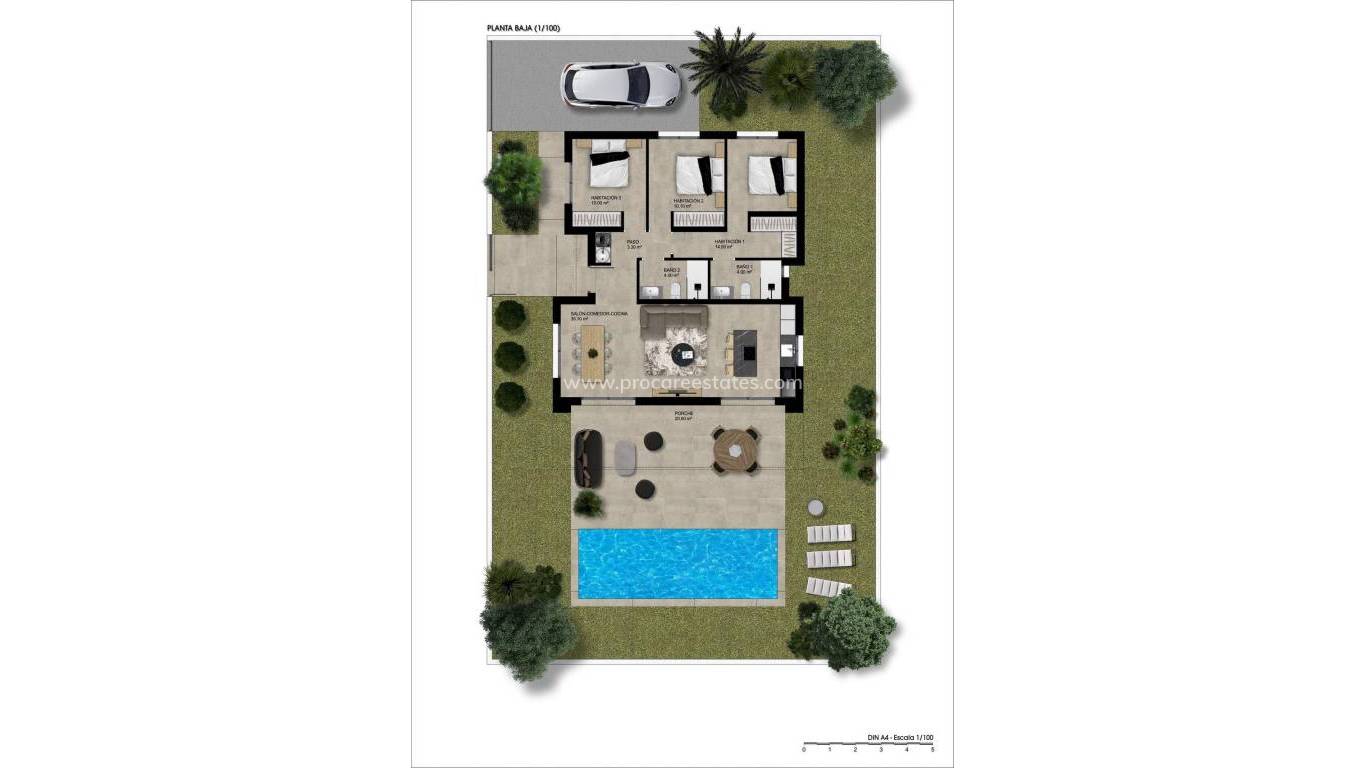 Neubau - Villa - Hondon de las Nieves - Urbaniz La Montañosa
