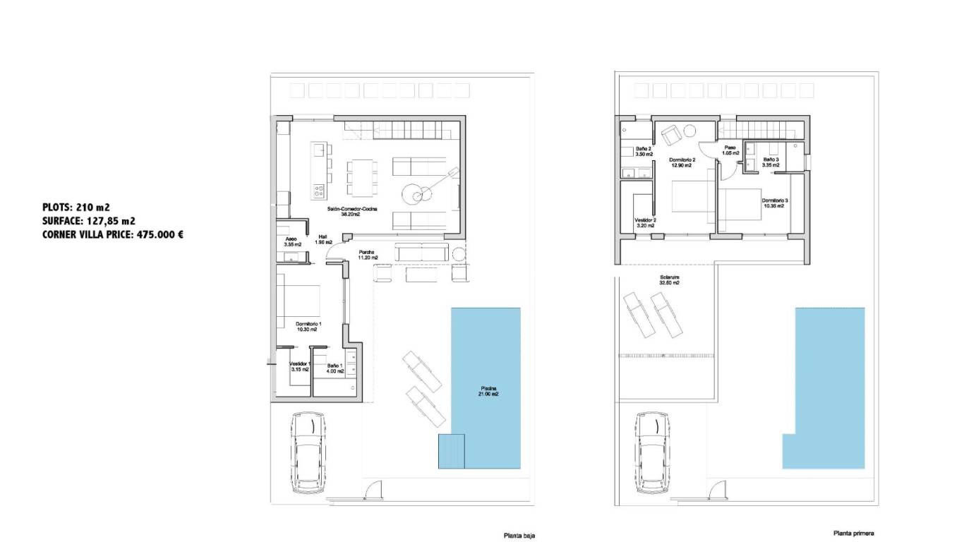Neubau - Villa - San Javier - Parque de los leones