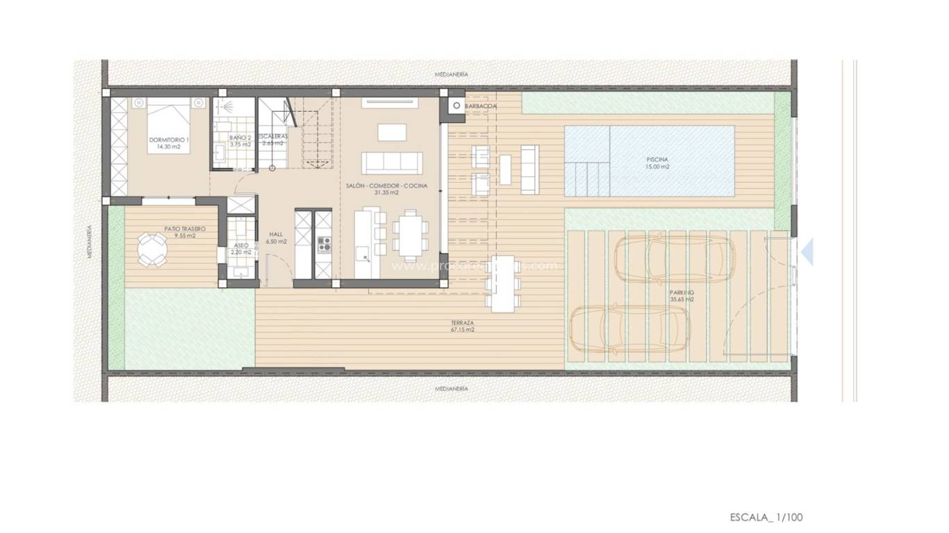 Neubau - Villa - San Juan de los Terreros - Las Mimosas