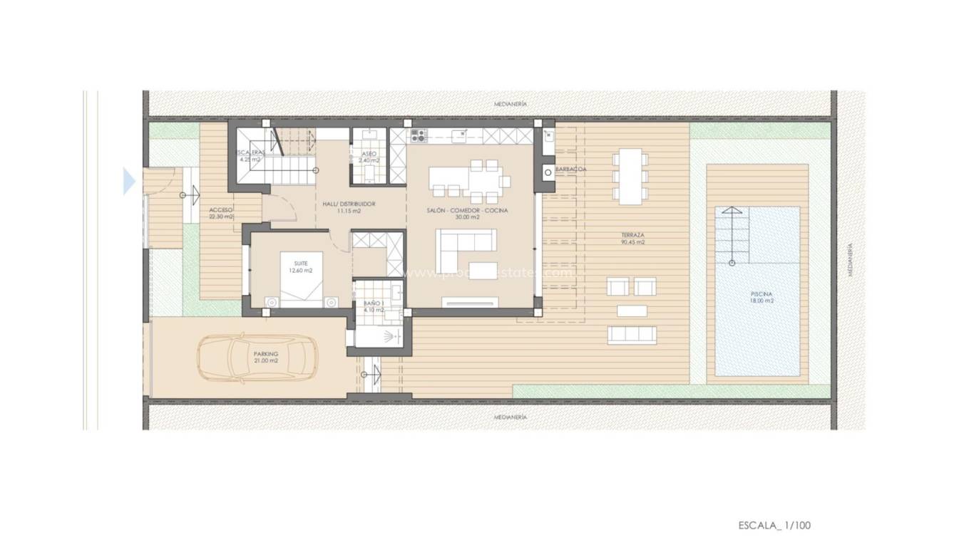 Neubau - Villa - San Juan de los Terreros - Las Mimosas