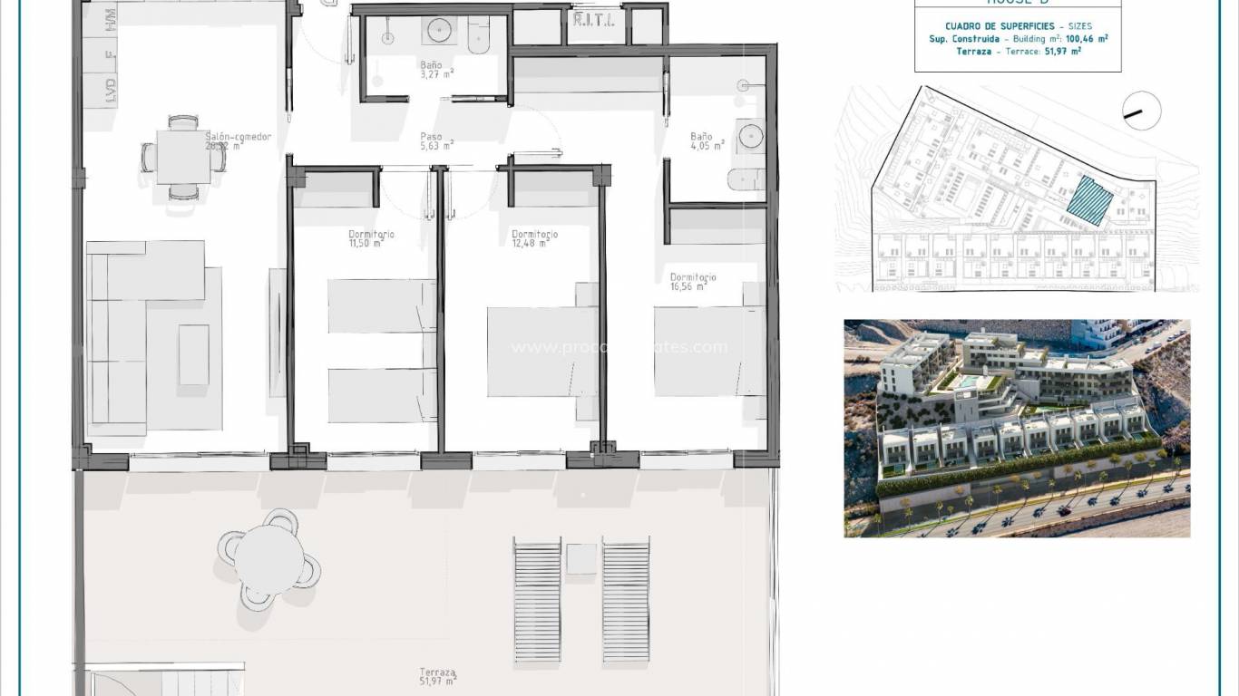 Neubau - Wohnung - Aguilas - El Hornillo