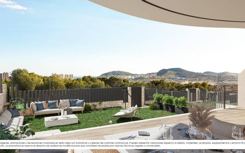 Neubau - Wohnung - Finestrat - Campana garden