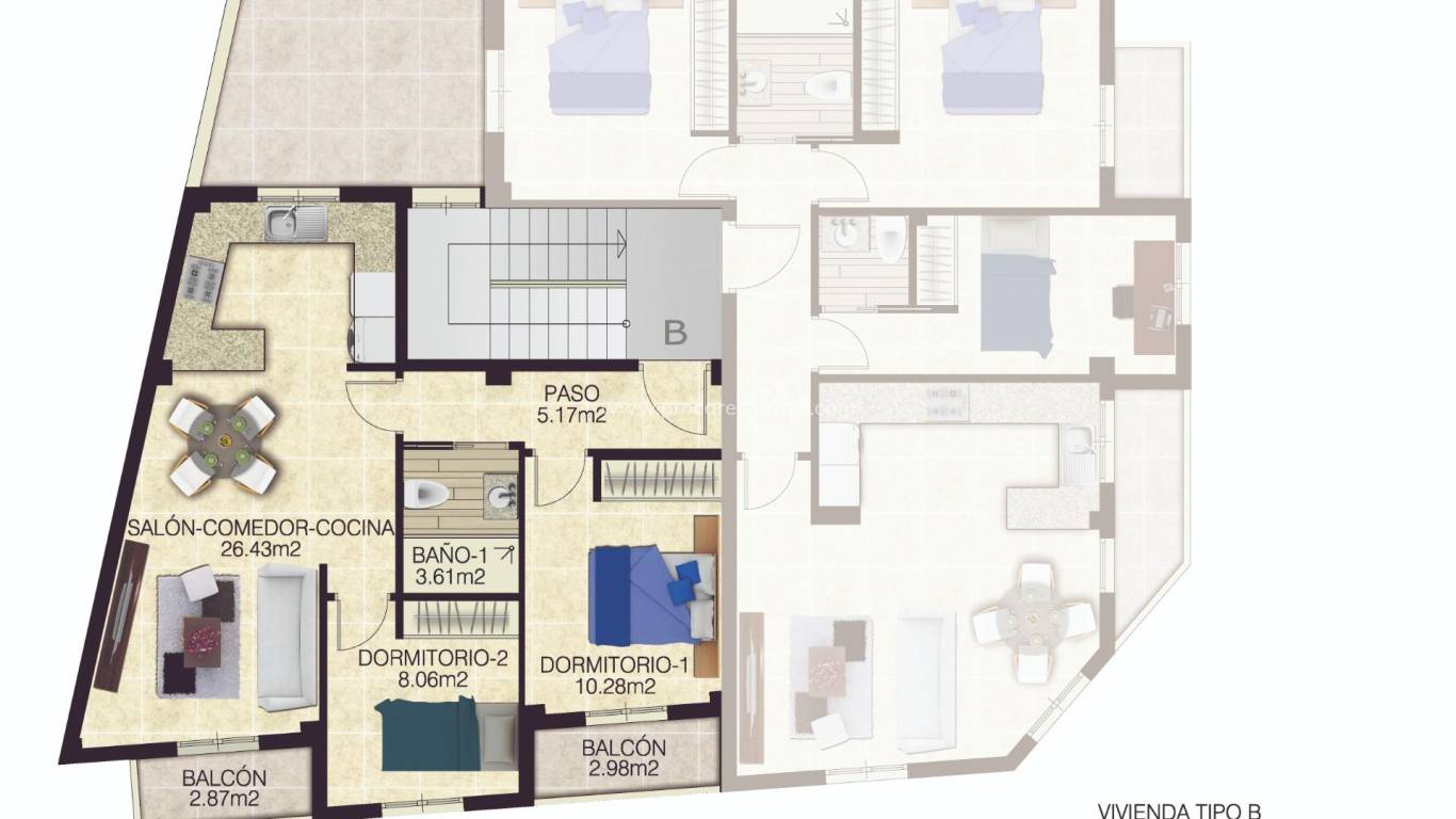Neubau - Wohnung - Jacarilla - pueblo