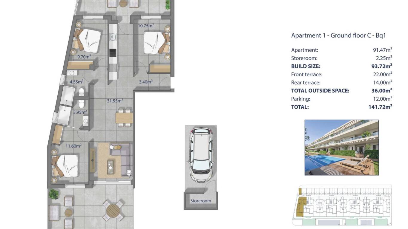 Neubau - Wohnung - Los Alcázares - Los Narejos