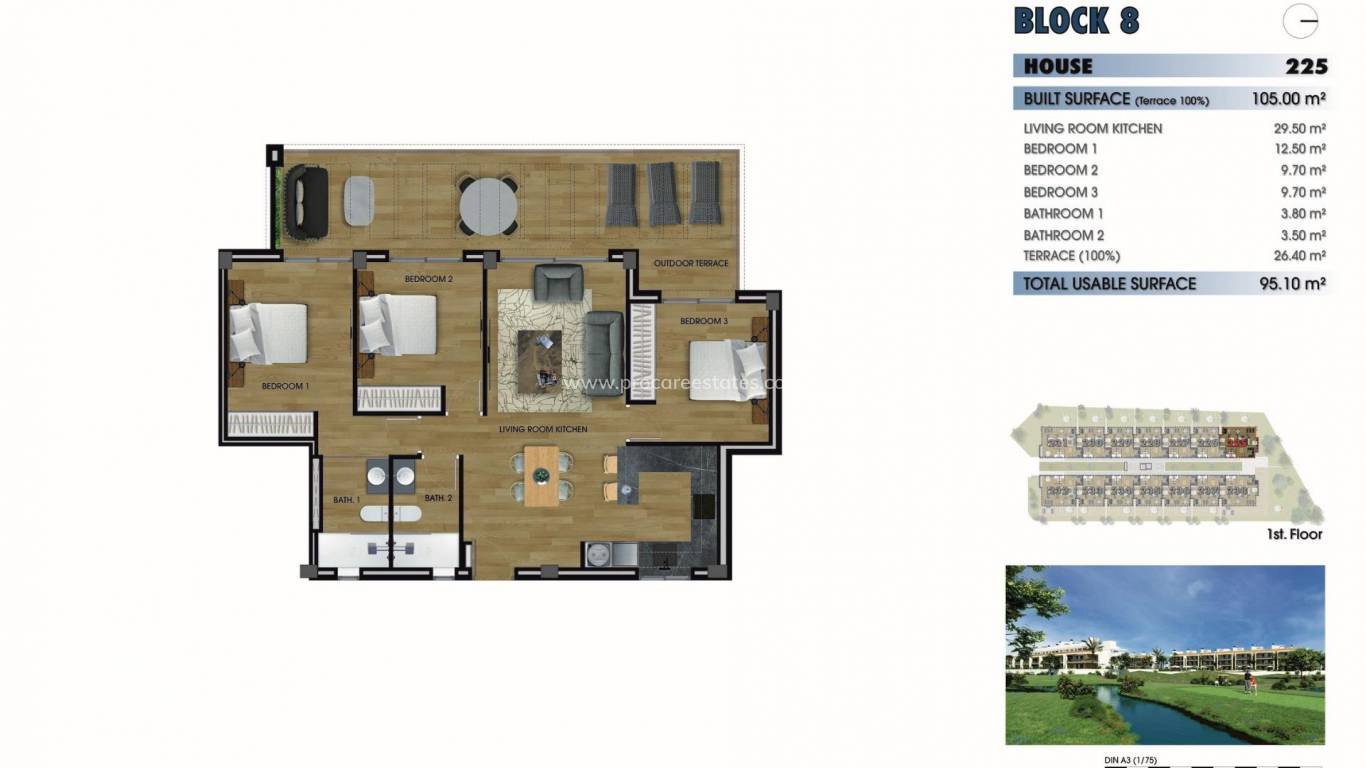 Neubau - Wohnung - Los Alcázares - Serena Golf