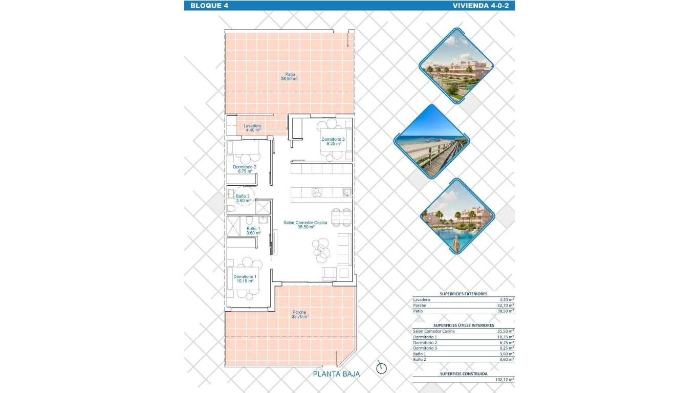 Neubau - Wohnung - Pilar de la Horadada - Lo Monte