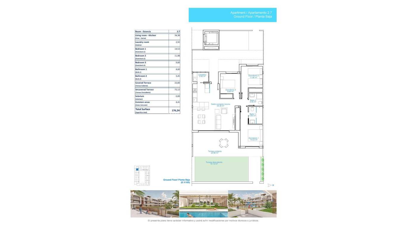 Neubau - Wohnung - Pilar de la Horadada - Playa de las Higuericas