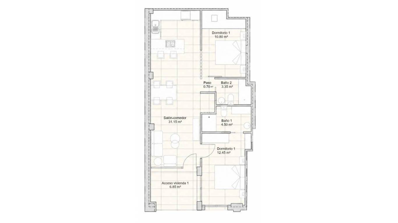 Neubau - Wohnung - San Javier - pueblo