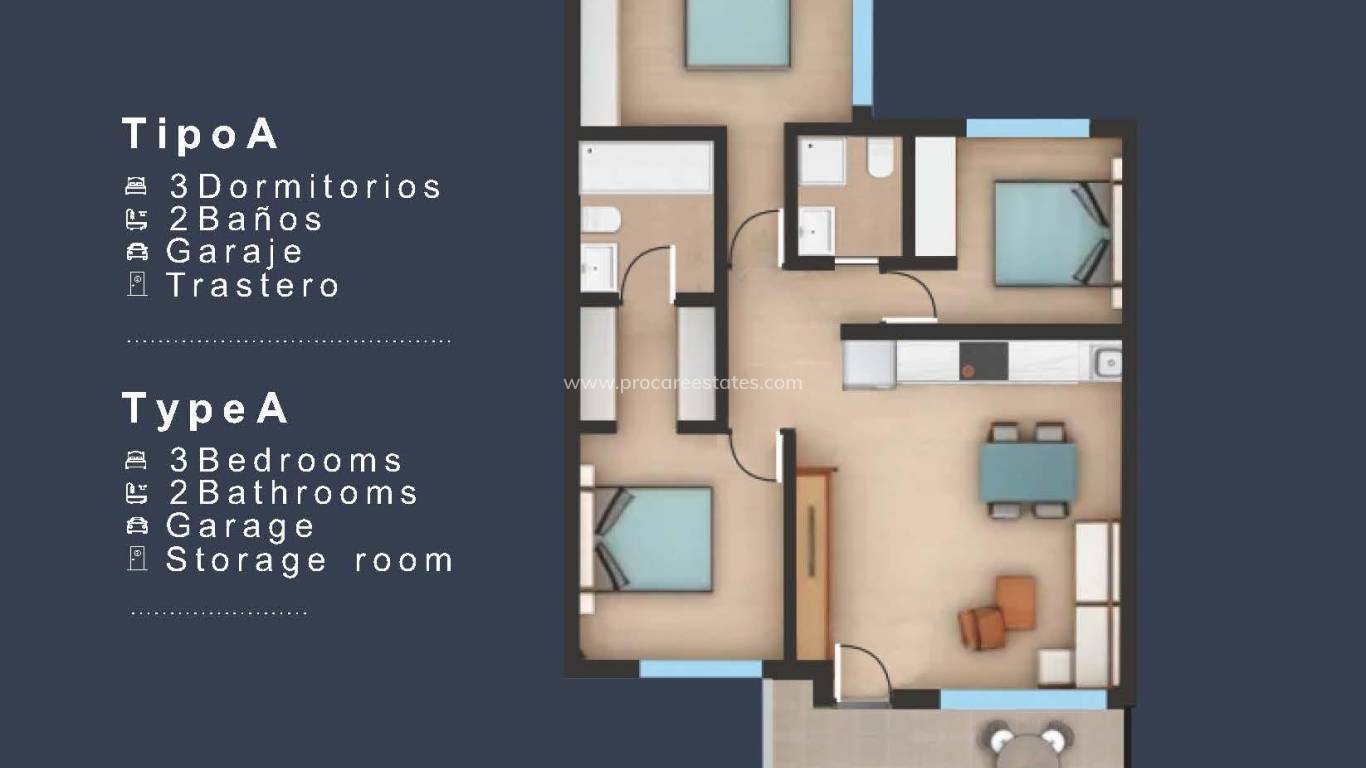 Neubau - Wohnung - San Pedro del Pinatar - Los Pinos