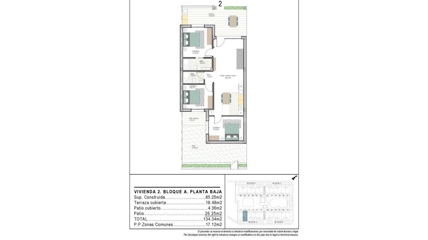 Neubau - Wohnung - Torre Pacheco - San Cayetano