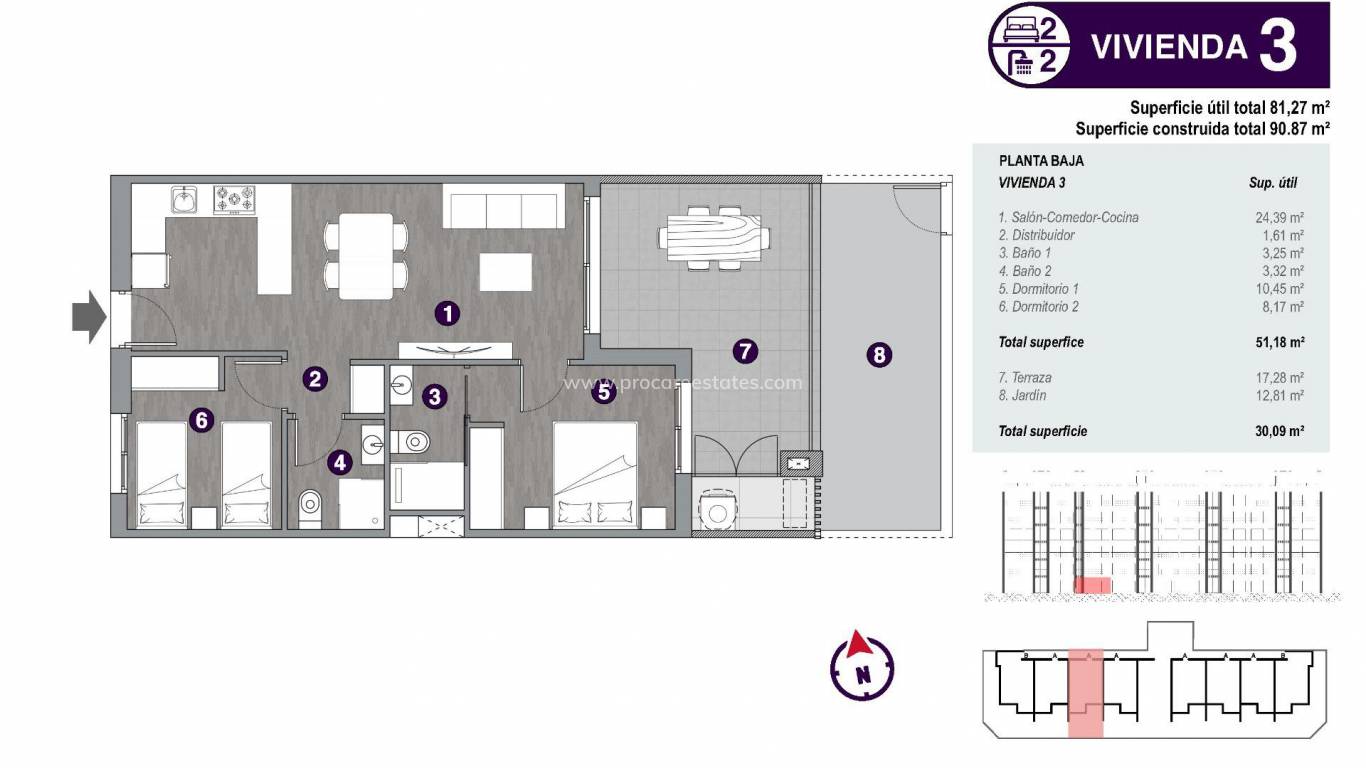 Neubau - Wohnung - Torrevieja - Cabo Cervera