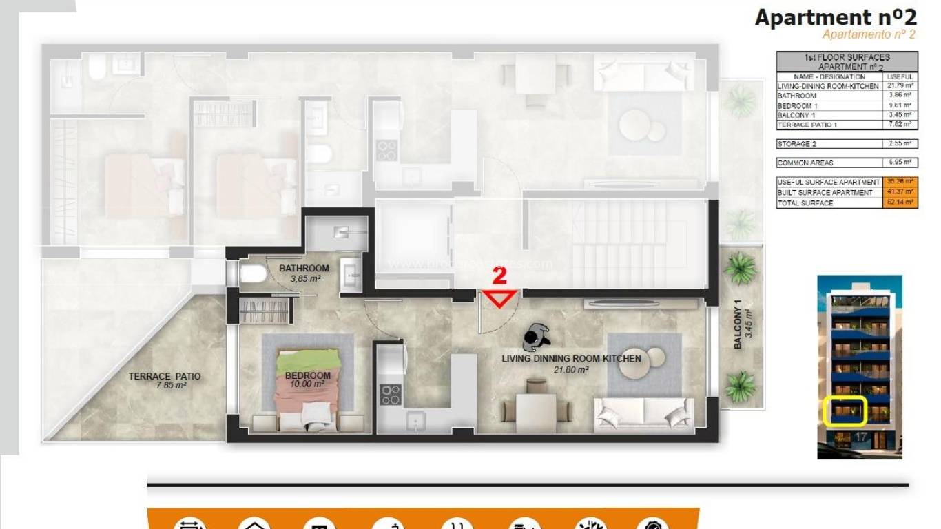 Neubau - Wohnung - Torrevieja - Playa del Acequion