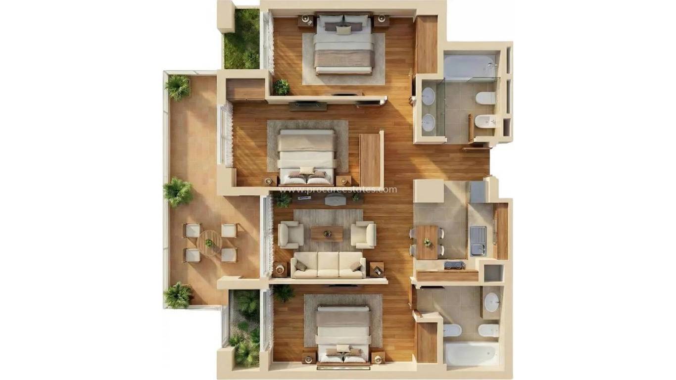 Neubau - Wohnung - Vera - Puerto del Rey