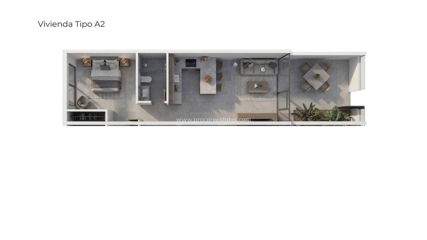 Neubau - Wohnung - Vera - Vera playa