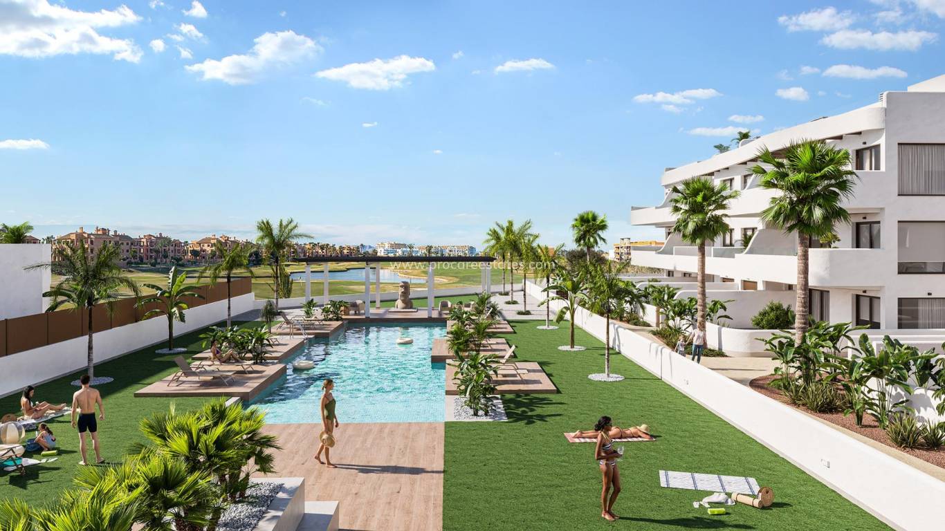 New Build - Apartment - Los Alcázares - La Serena Golf