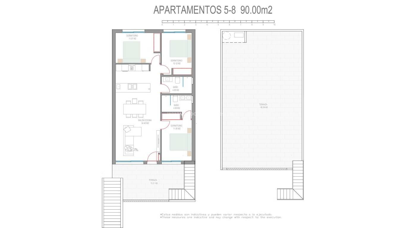 New Build - Apartment - Pilar de la Horadada - Parque del Mediterraneo