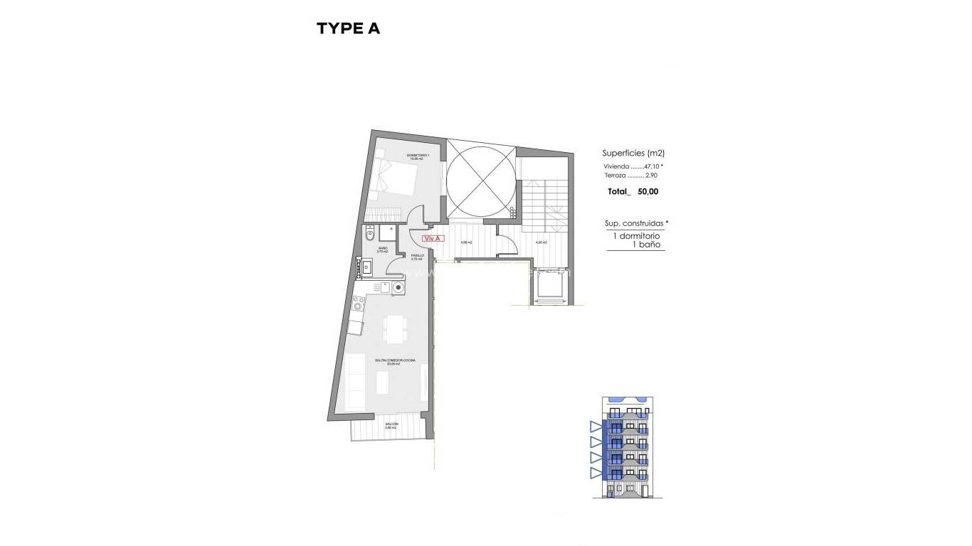 New Build - Apartment - Torrevieja - Playa Los Locos