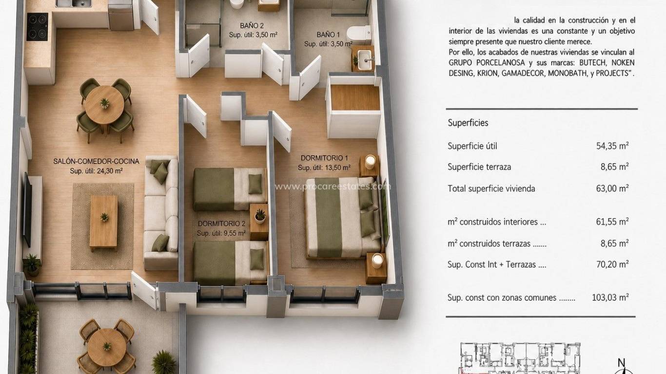 New Build - Apartment - Villajoyosa - Cala de Finestrat