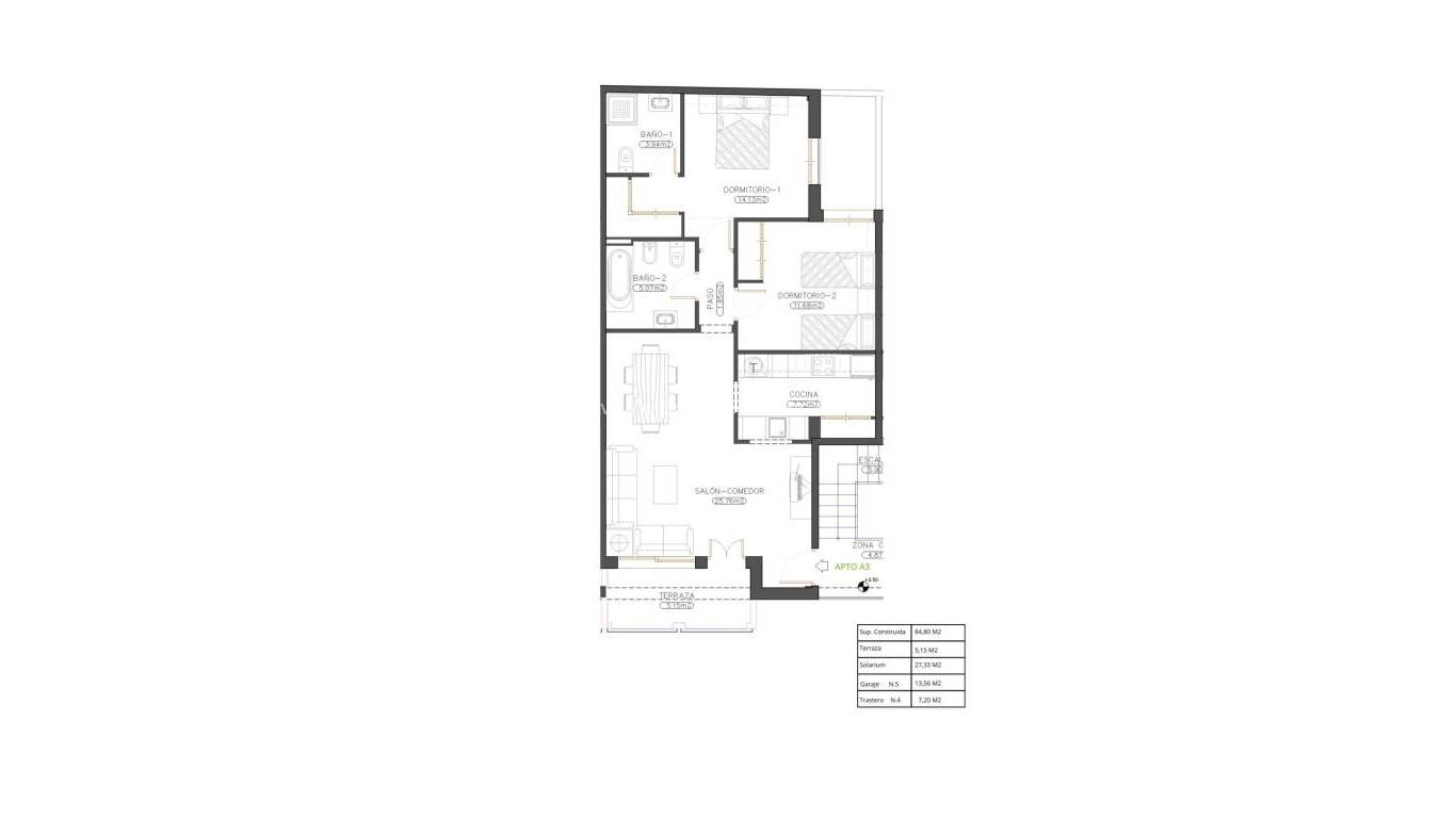 New Build - Penthouse - Cuevas Del Almanzora - Herrerias