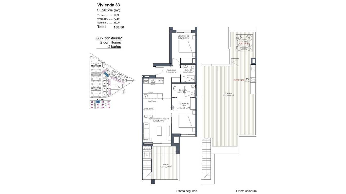 New Build - Penthouse - Los Alcázares - Serena Golf