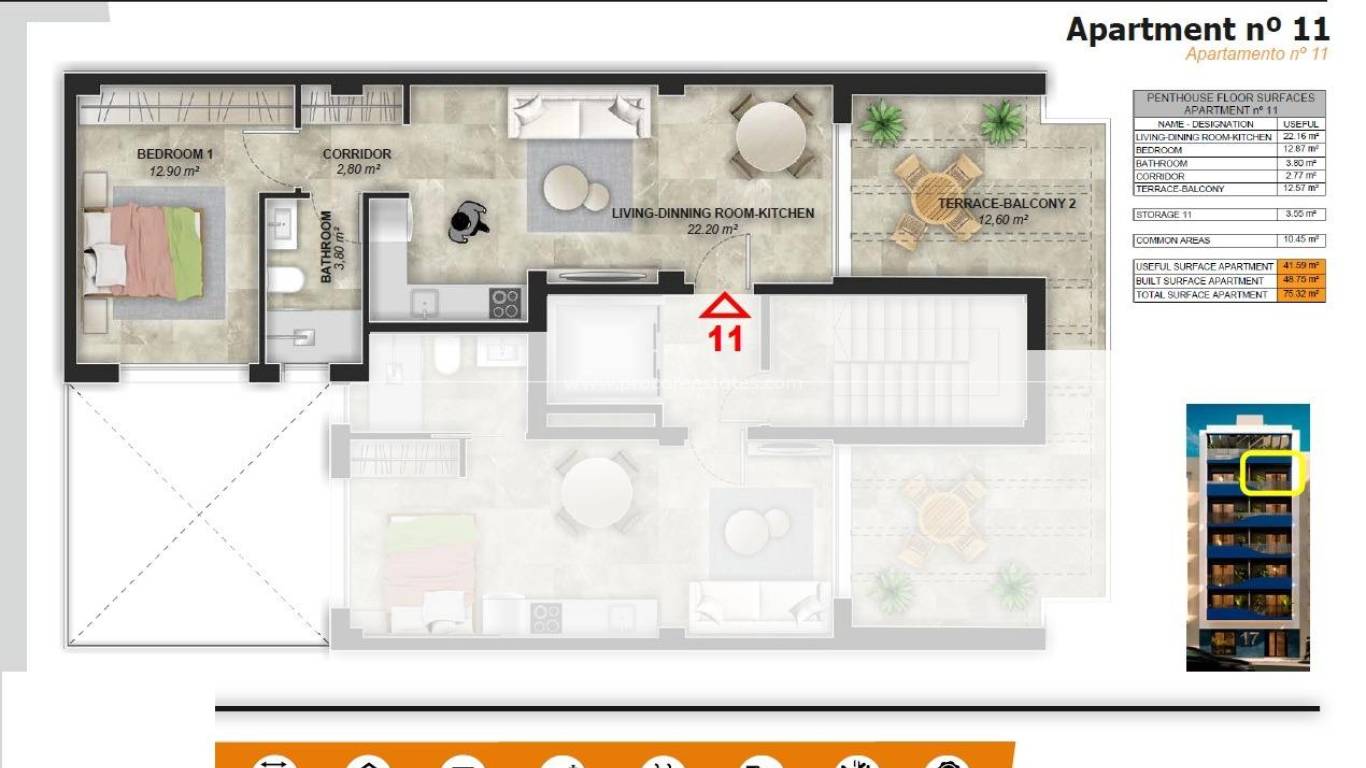 New Build - Penthouse - Torrevieja - Playa del Acequion