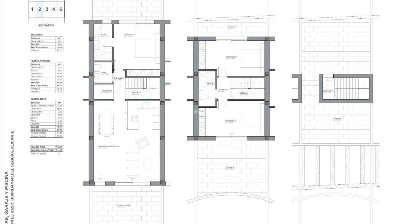 New Build - Town house - Guardamar del Segura - El Raso