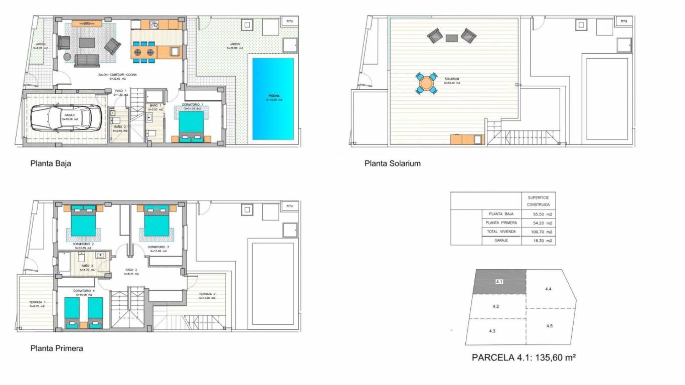 New Build - Town house - Los Belones - Centro