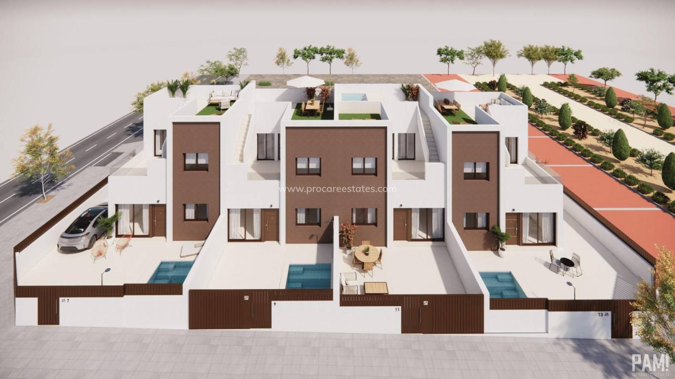 New Build - Town house - Pilar de la Horadada - Barrio los Segundas