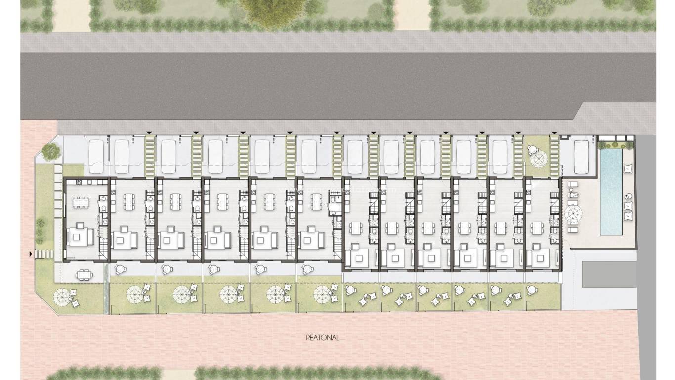 New Build - Town house - Pilar de la Horadada - pueblo