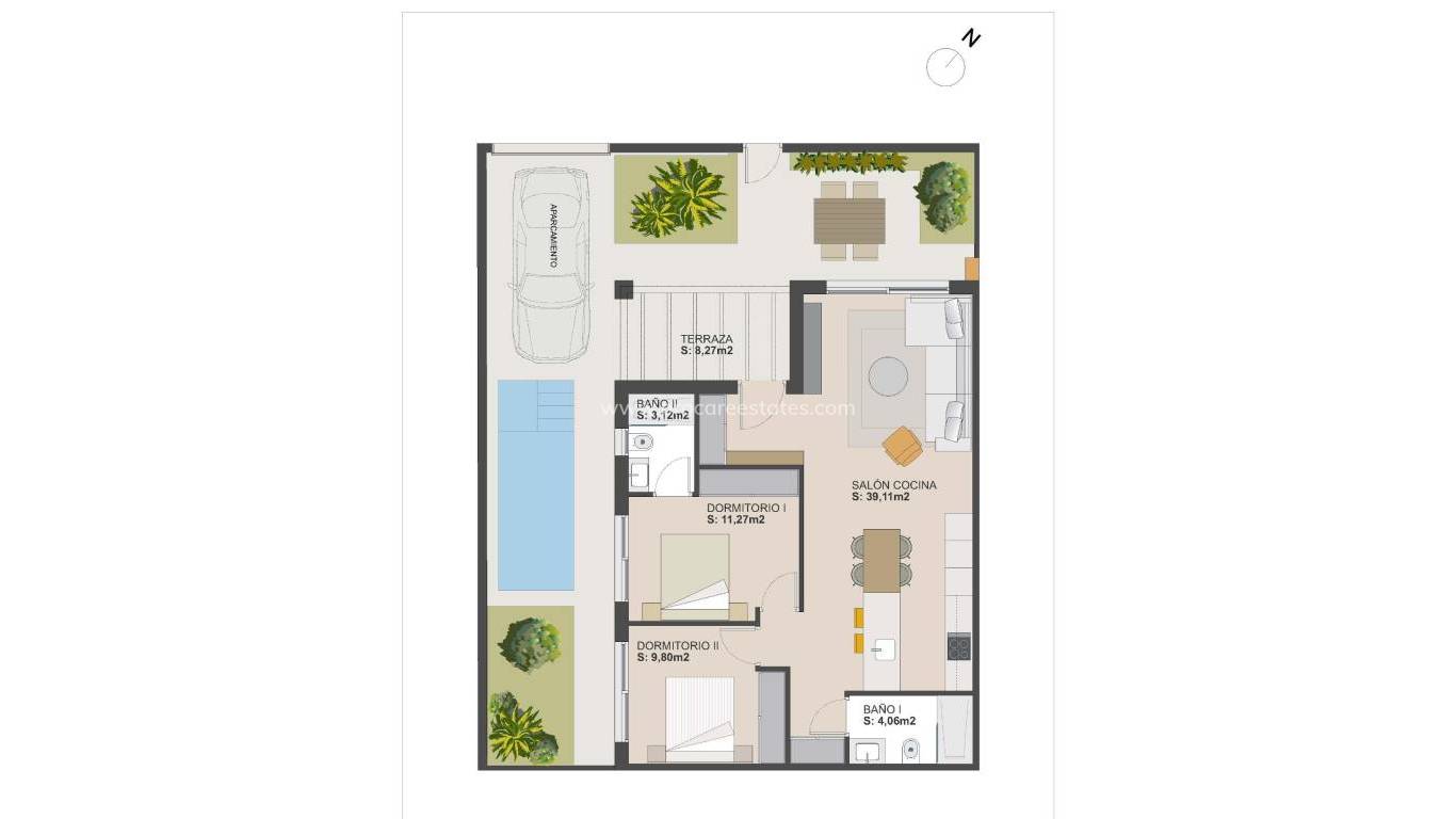 New Build - Town house - Torre Pacheco - El Alba