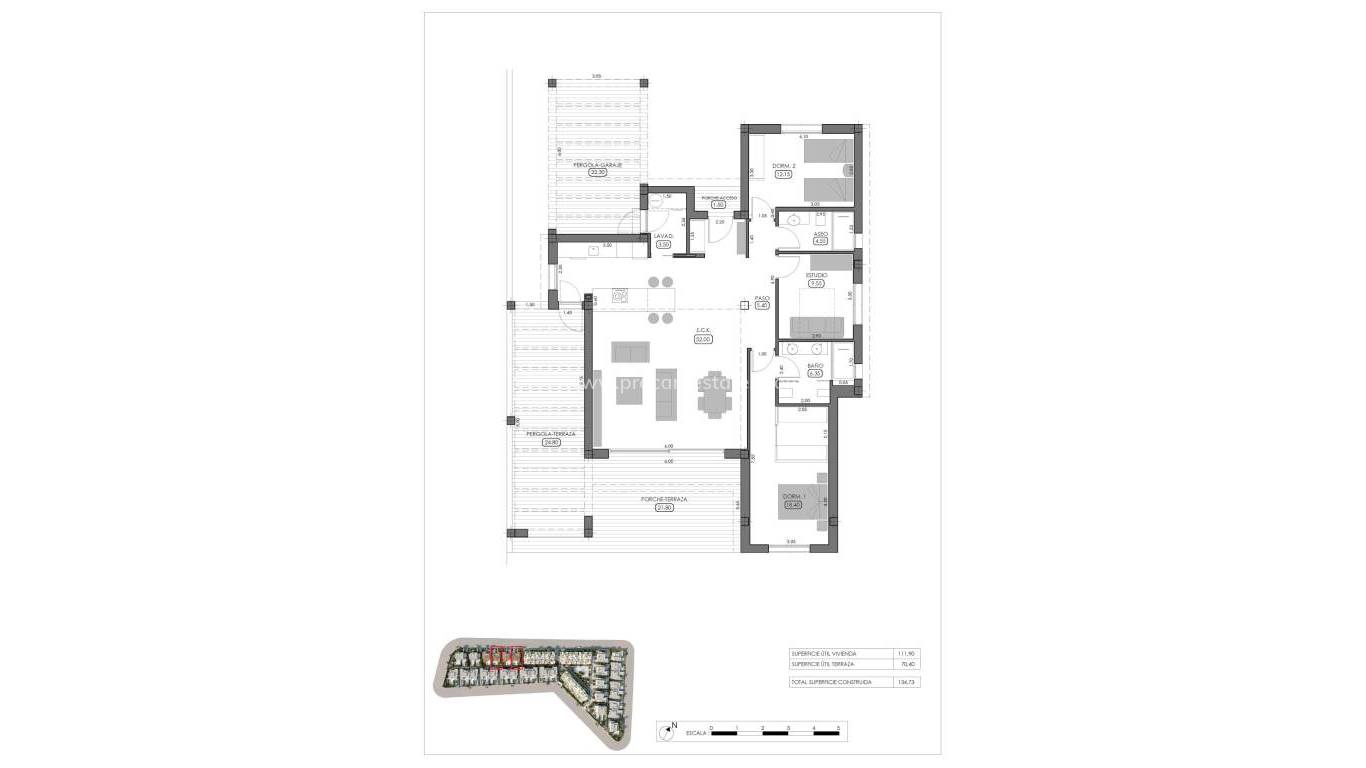 New Build - Villa - Algorfa - Castillo de montemar