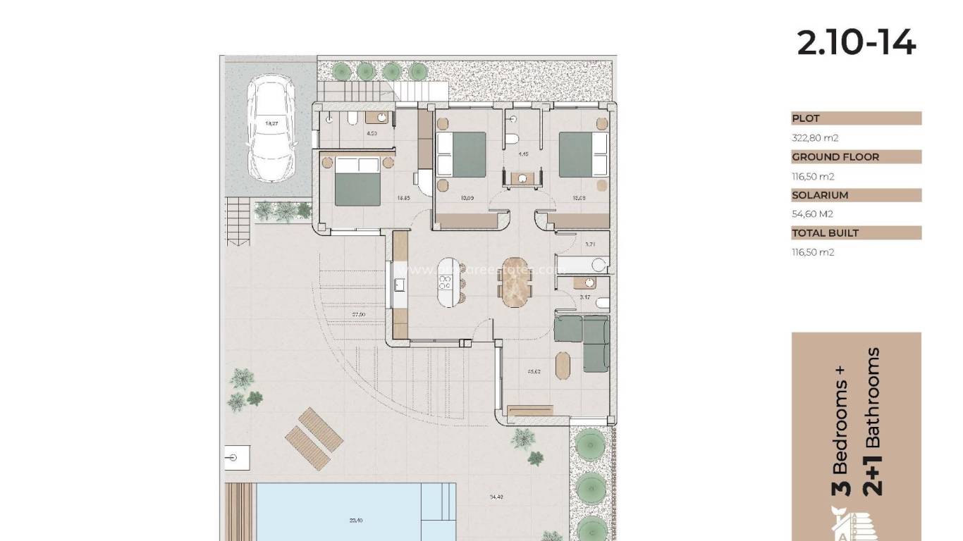 New Build - Villa - Algorfa - La Finca golf
