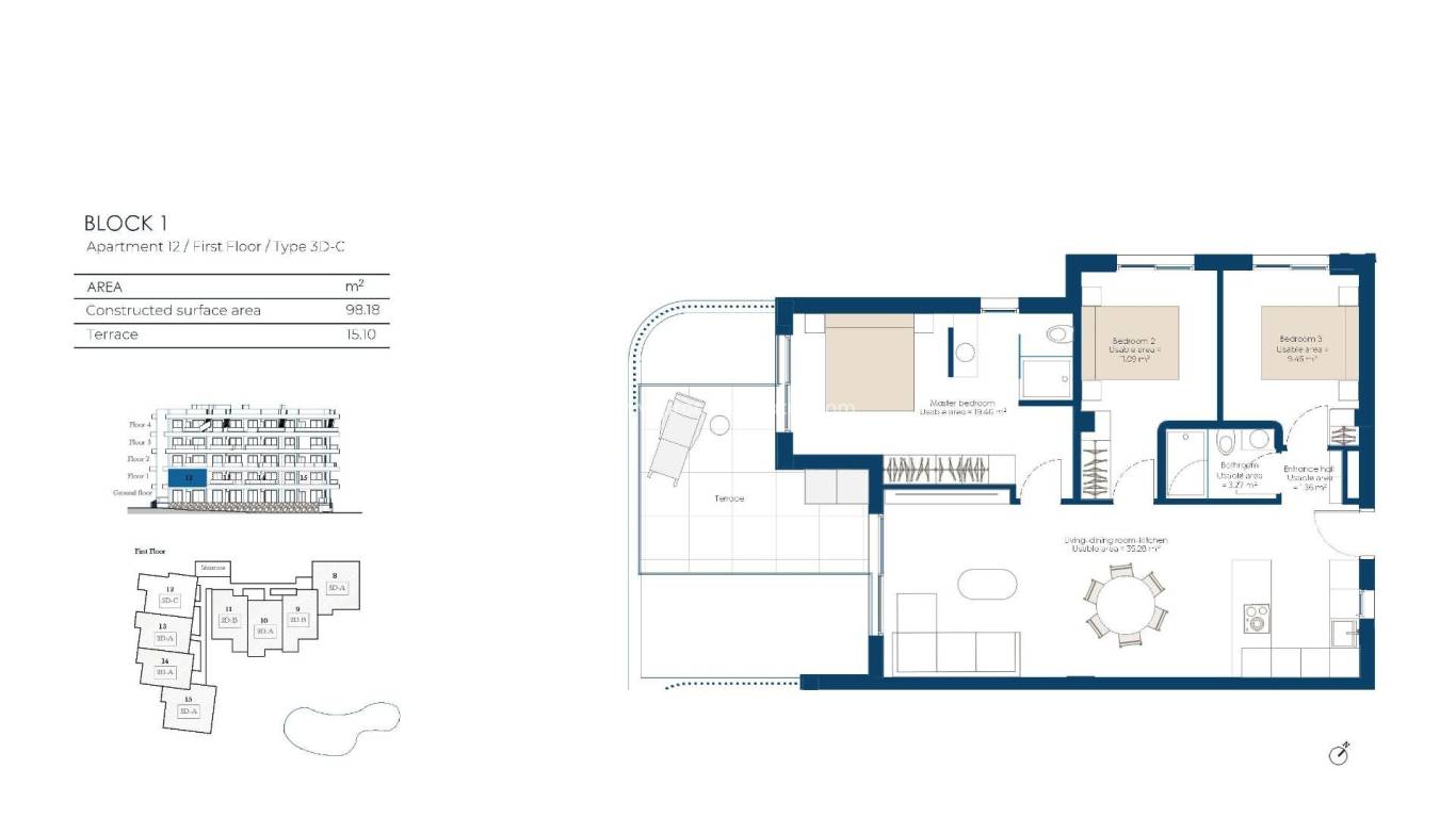 Nieuwbouw - Appartement - Baños y Mendigo - El Valle Golf