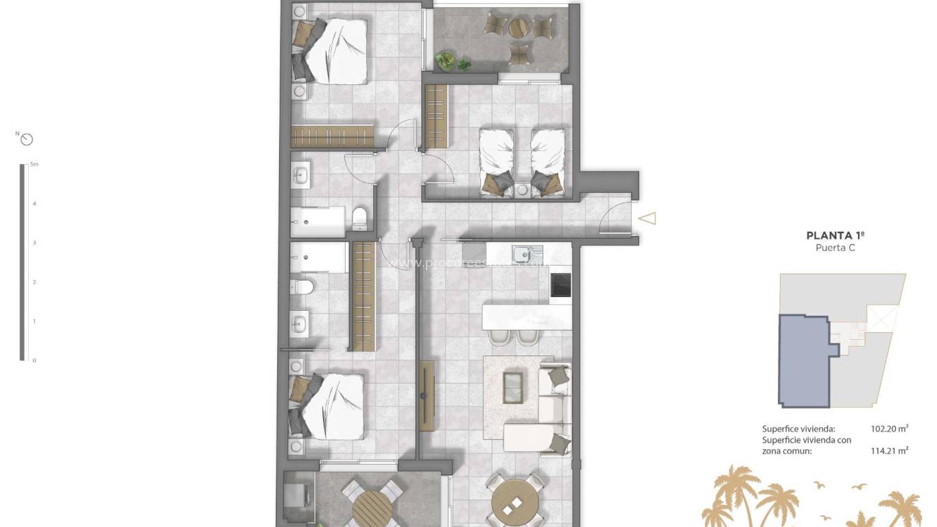 Nieuwbouw - Appartement - Guardamar del Segura - Guardamar Centrum