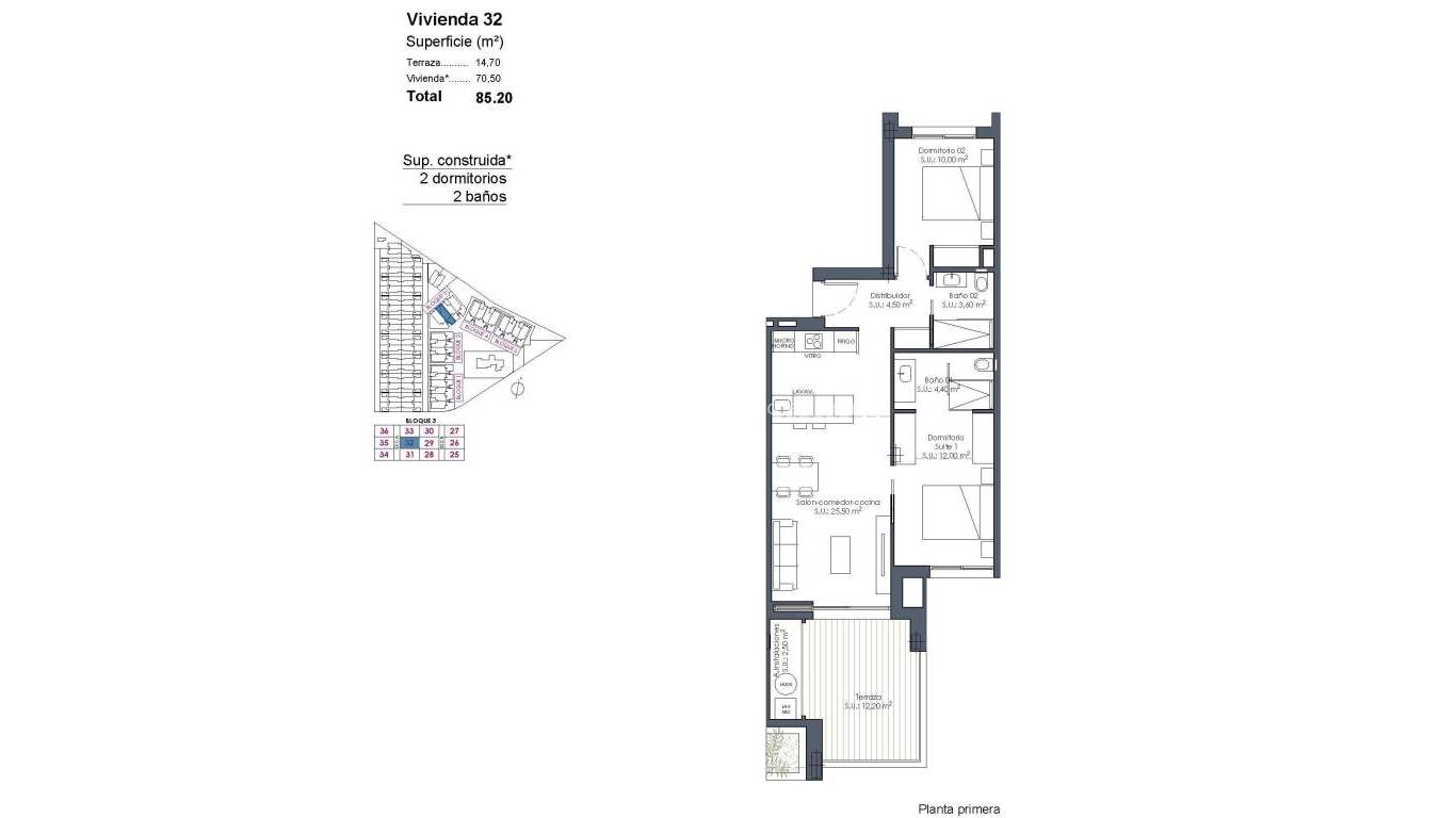 Nieuwbouw - Appartement - Los Alcázares - Serena Golf
