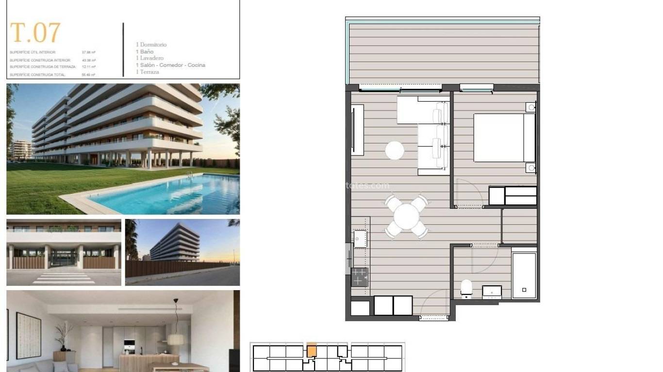 Nieuwbouw - Appartement - Moncofa - Playa de Moncofa