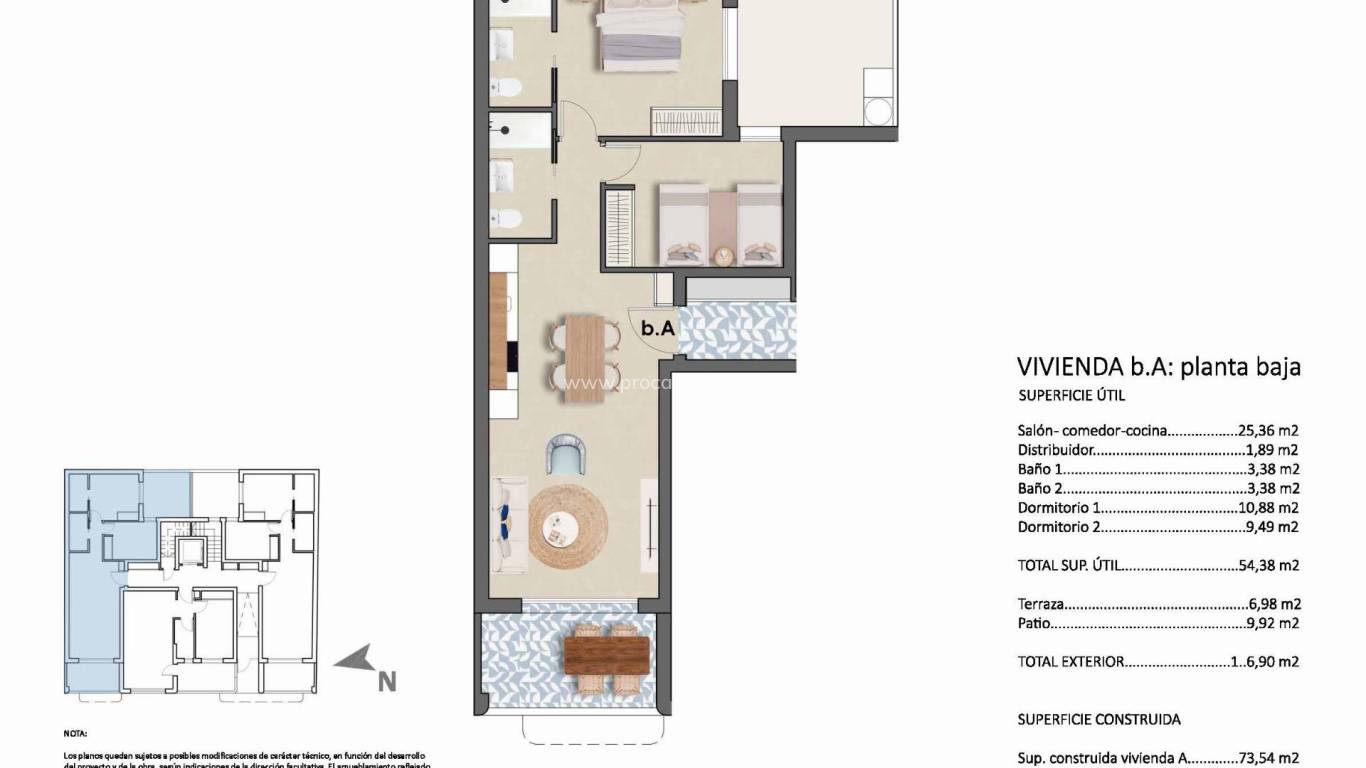 Nieuwbouw - Appartement - Pilar de la Horadada - Torre de la Horadada