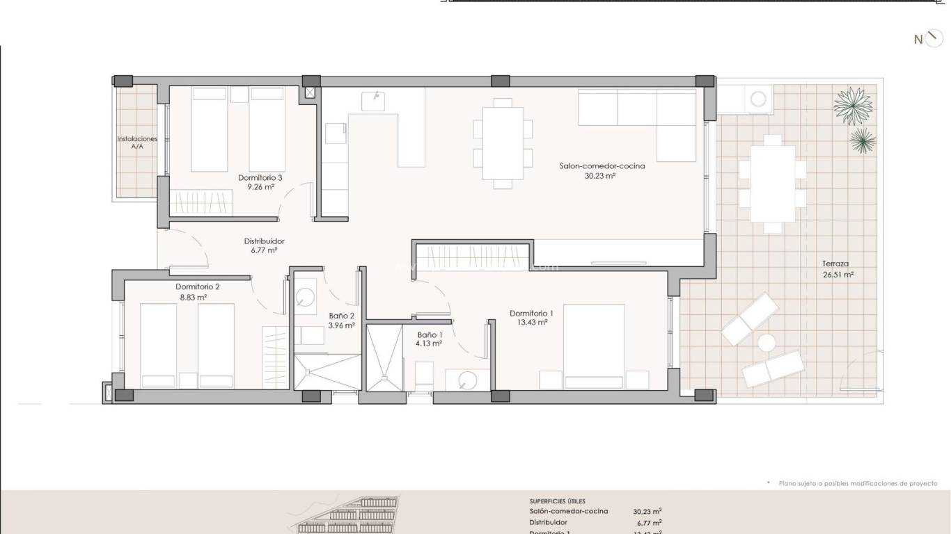 Nieuwbouw - Appartement - Pulpi - Aguilón Golf