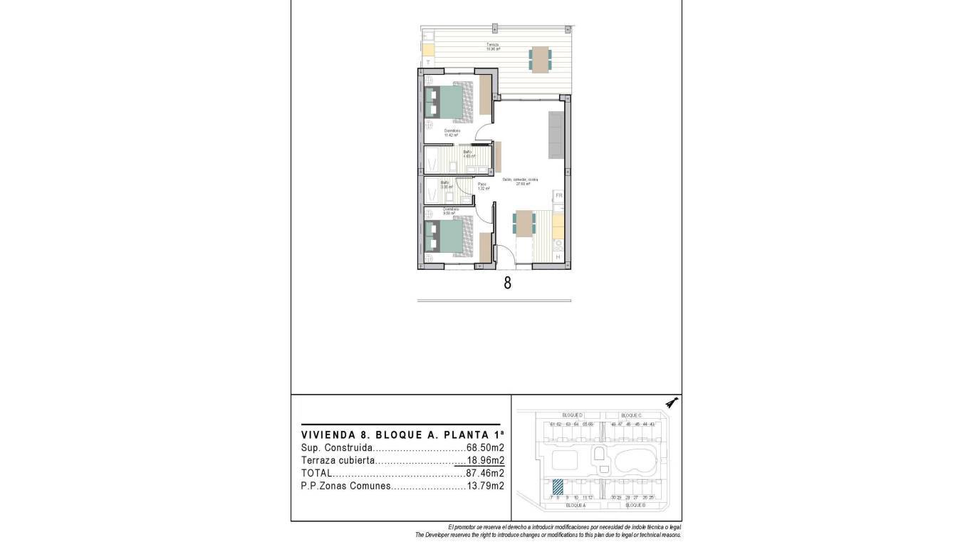 Nieuwbouw - Appartement - Torre Pacheco - San Cayetano