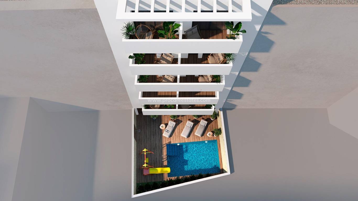 Nieuwbouw - Appartement - Torrevieja - Playa de El Cura