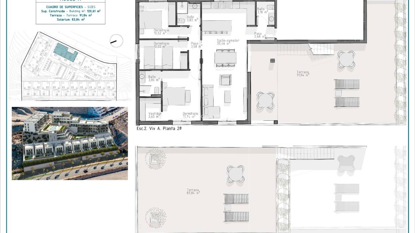 Nieuwbouw - Penthouse - Aguilas - El Hornillo