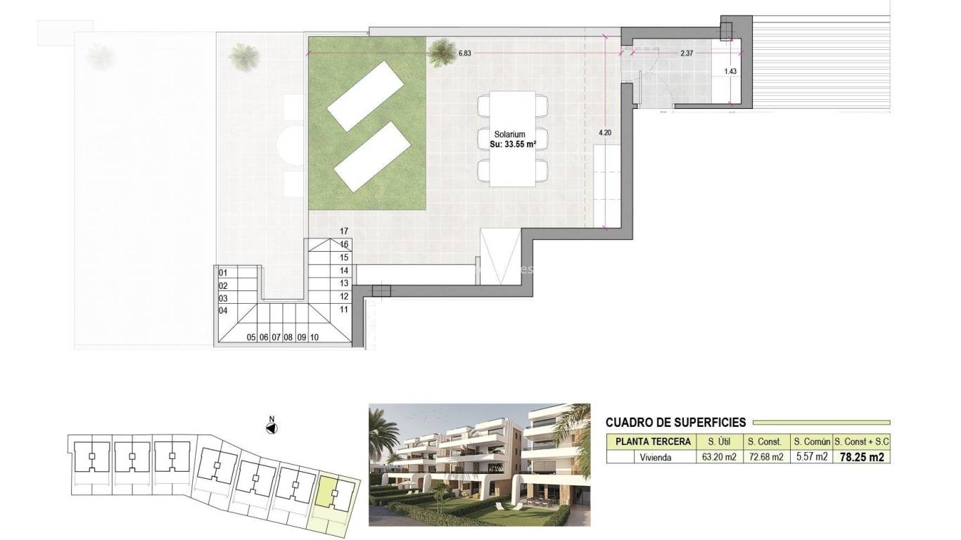 Nieuwbouw - Penthouse - Alhama de Murcia - Condado de Alhama Golf Resort