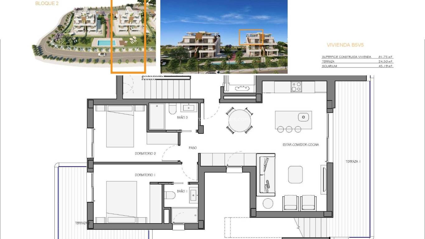 Nieuwbouw - Penthouse - Fuente Alamo - Hacienda del Alamo